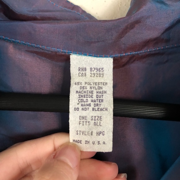 RARE Bootleg Tommy Hilfiger Iridescent Windbreake - Picture 5 of 8